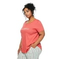 thumbnail image 2 of George Women's Plus Scoop Neckline Tee, 2 of 6
