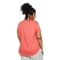 thumbnail image 3 of George Women's Plus Scoop Neckline Tee, 3 of 6
