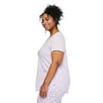 thumbnail image 2 of George Women's Plus V-Neckline Tee, 2 of 6