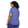thumbnail image 3 of George Women's Plus V-Neckline Tee, 3 of 6