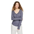 thumbnail image 1 of No Boundaries Women's Snap Henley, 1 of 6
