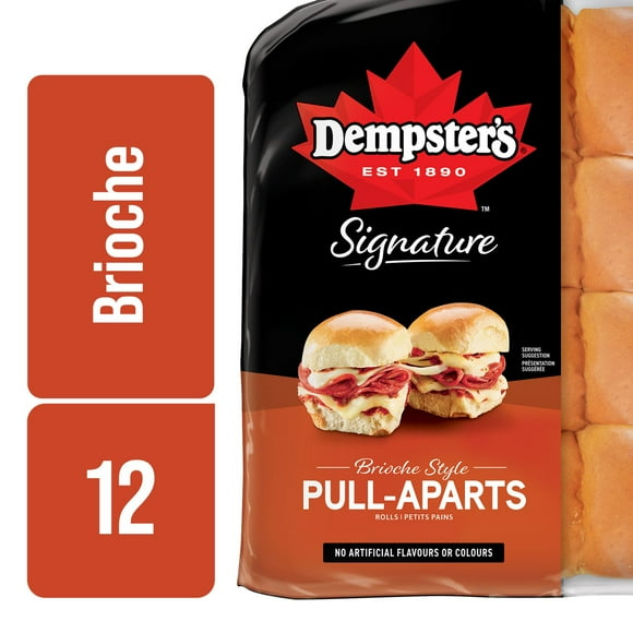 Dempster’s® Signature Brioche Pull-Aparts Rolls, Pack of 12; 420 g