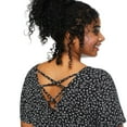 thumbnail image 4 of George Women's Plus Lattice Back Tee, 4 of 6
