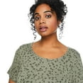 thumbnail image 4 of George Women's Plus Lattice Back Tee, 4 of 6