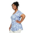 thumbnail image 2 of George Women's Plus Lattice Back Tee, 2 of 6