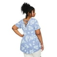 thumbnail image 3 of George Women's Plus Lattice Back Tee, 3 of 6