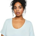thumbnail image 4 of George Women's Plus Scoop Neckline Tee, 4 of 6