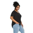 thumbnail image 2 of George Women's Plus Scoop Neckline Tee, 2 of 6