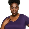 thumbnail image 4 of George Women's Plus V-Neckline Tee, 4 of 6
