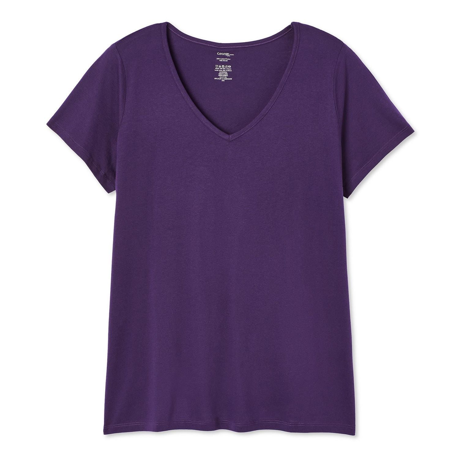 George Women's Plus V-Neckline Tee