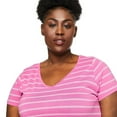 thumbnail image 4 of George Women's Plus V-Neckline Tee, 4 of 6
