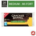 thumbnail image 1 of Cracker Barrel Medium Cheddar Cheese Slices, 1 of 6