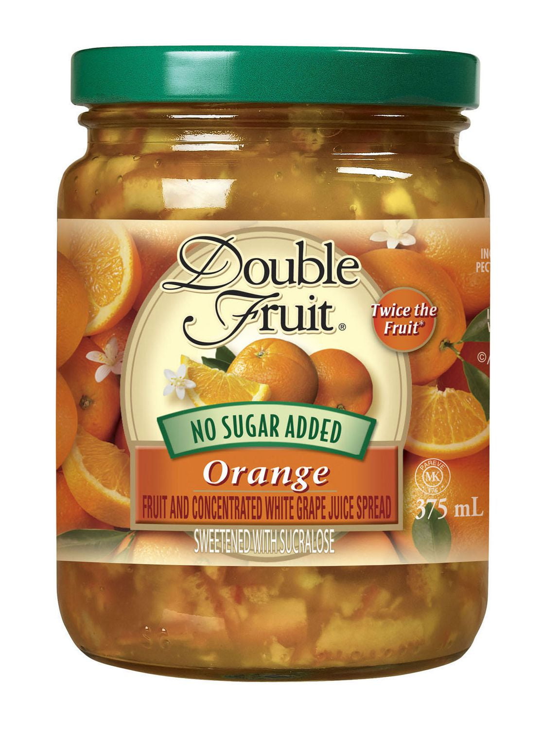 Double Fruit No Sugar Added Orange Spread 375mL Walmart Canada