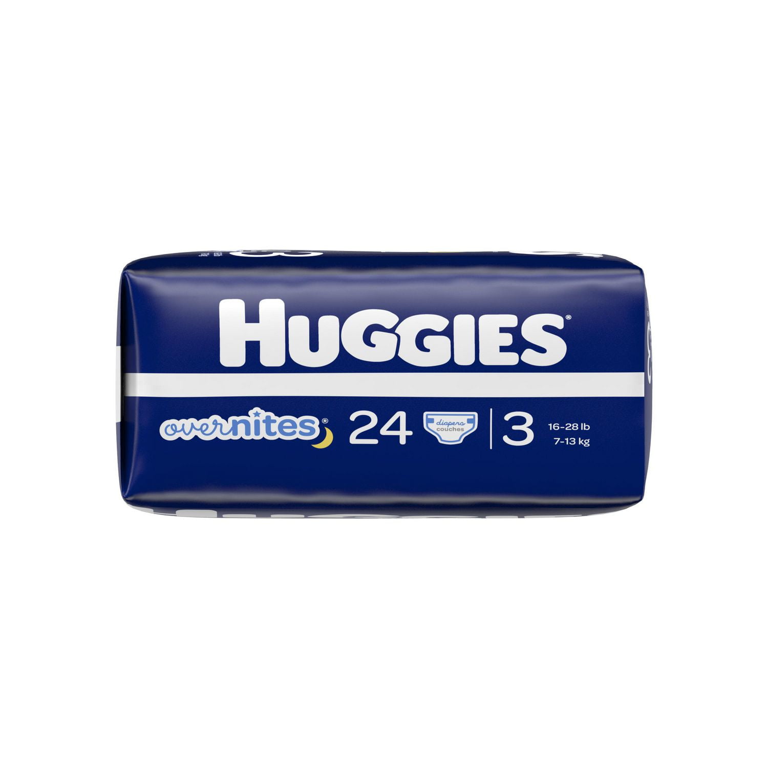 Huggies Overnites Nighttime Diapers, Size 3, 80 Ct