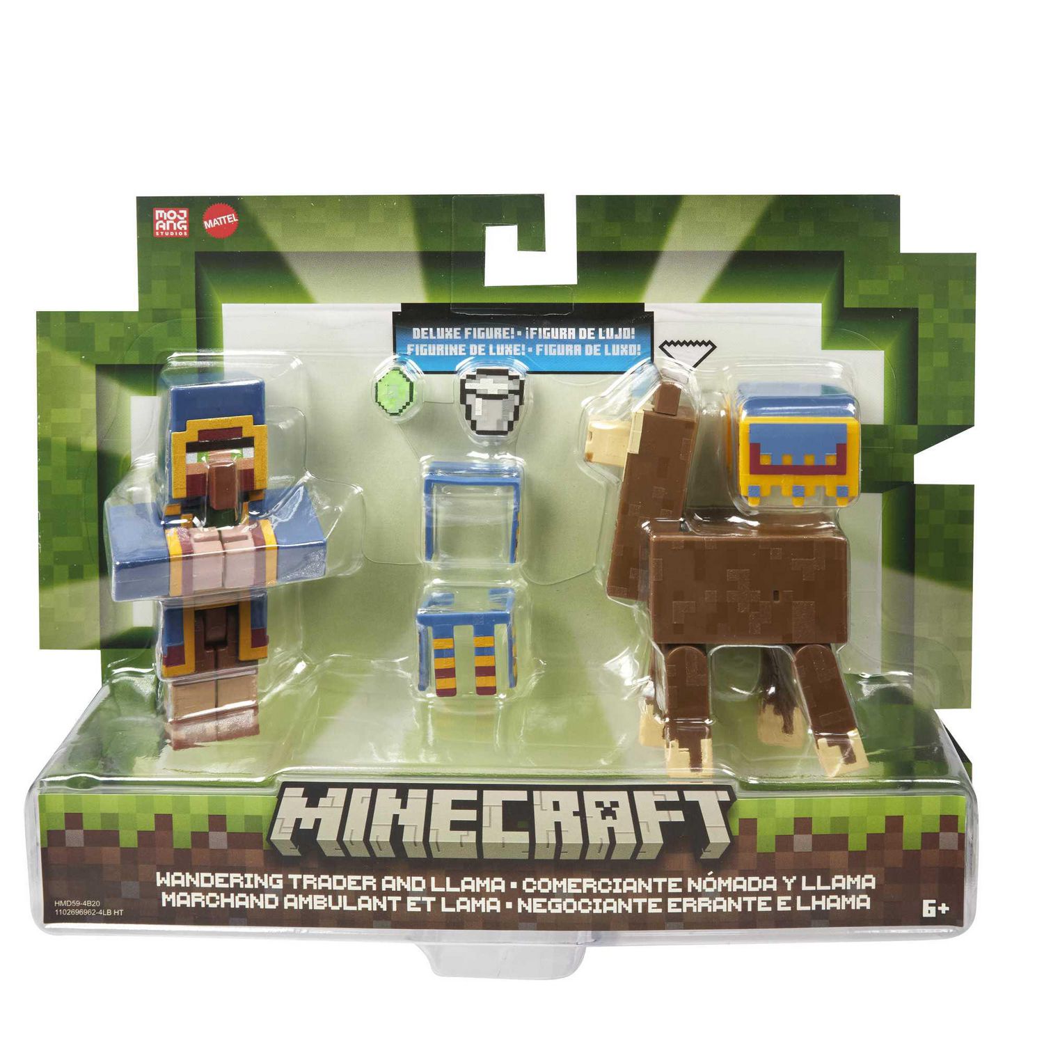 Figurines Minecraft : Coffret 6 animaux Série 2 Giochi Preziosi en