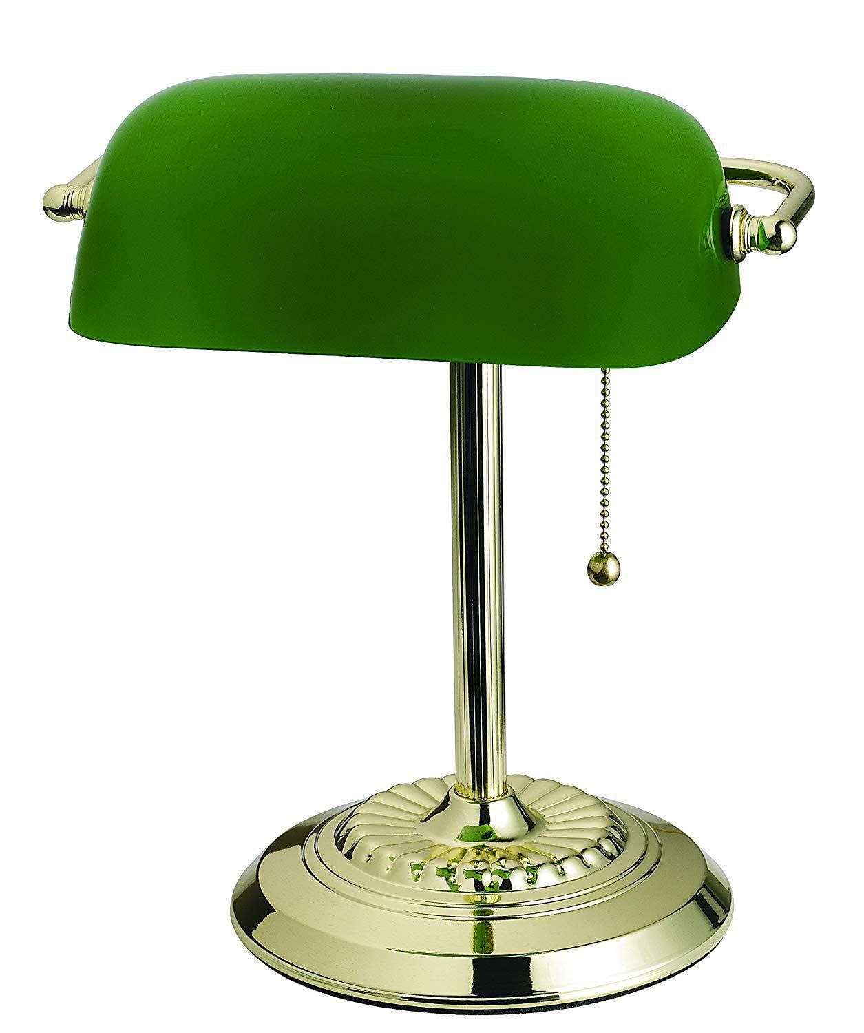 Acheter lampe banquier verte