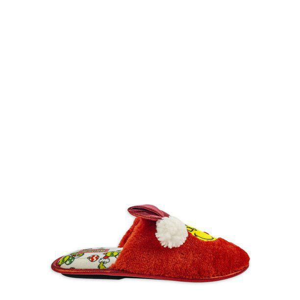 Grinch high quality shoes/Adult winter boots/Red Truck Slippers/White Christmas slippers/Red Truck fuzzy slippers/Red Truck winter slippers. Sz.7/8