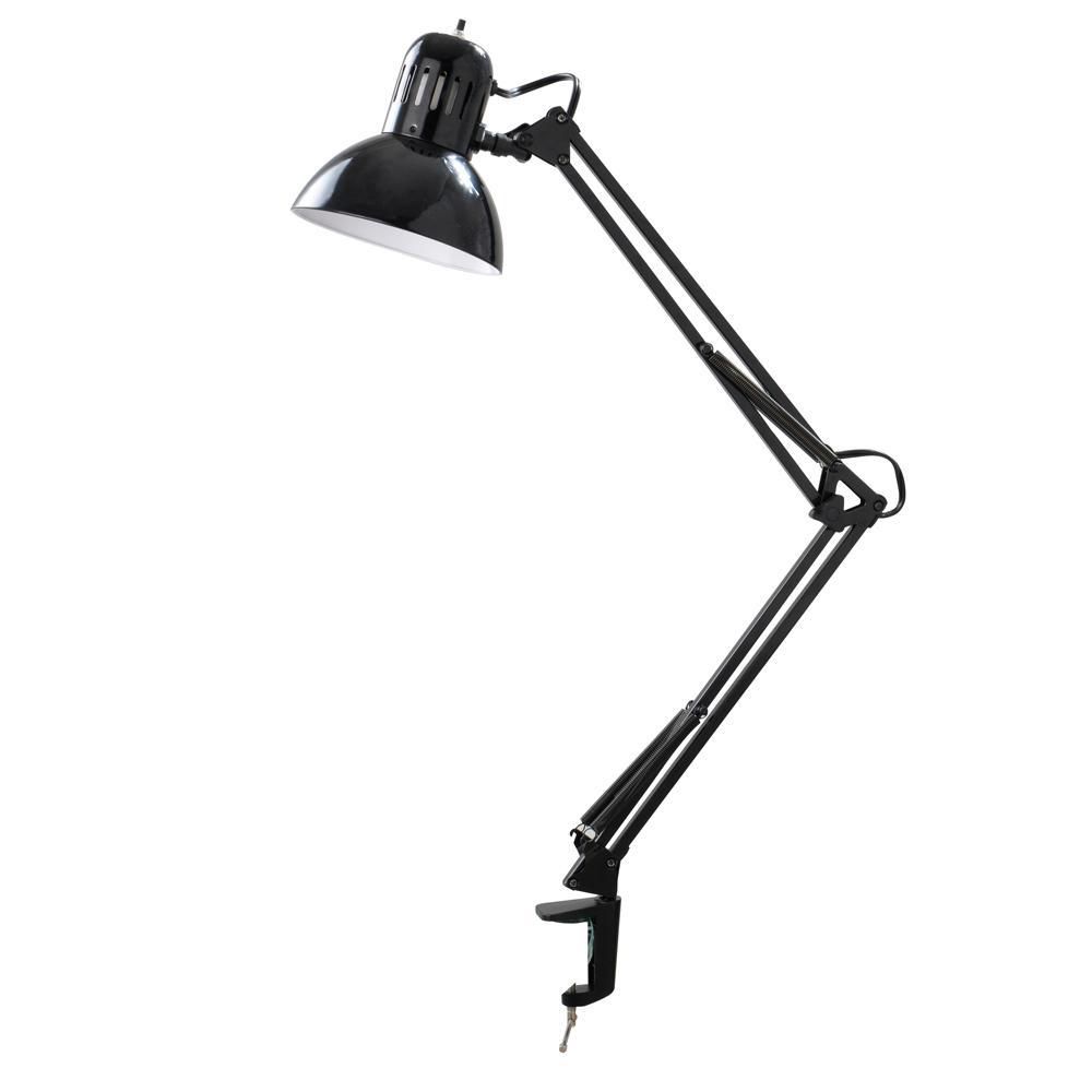 Cresswell Black Swing Arm With Clamp Desk Lamp Walmart Canada