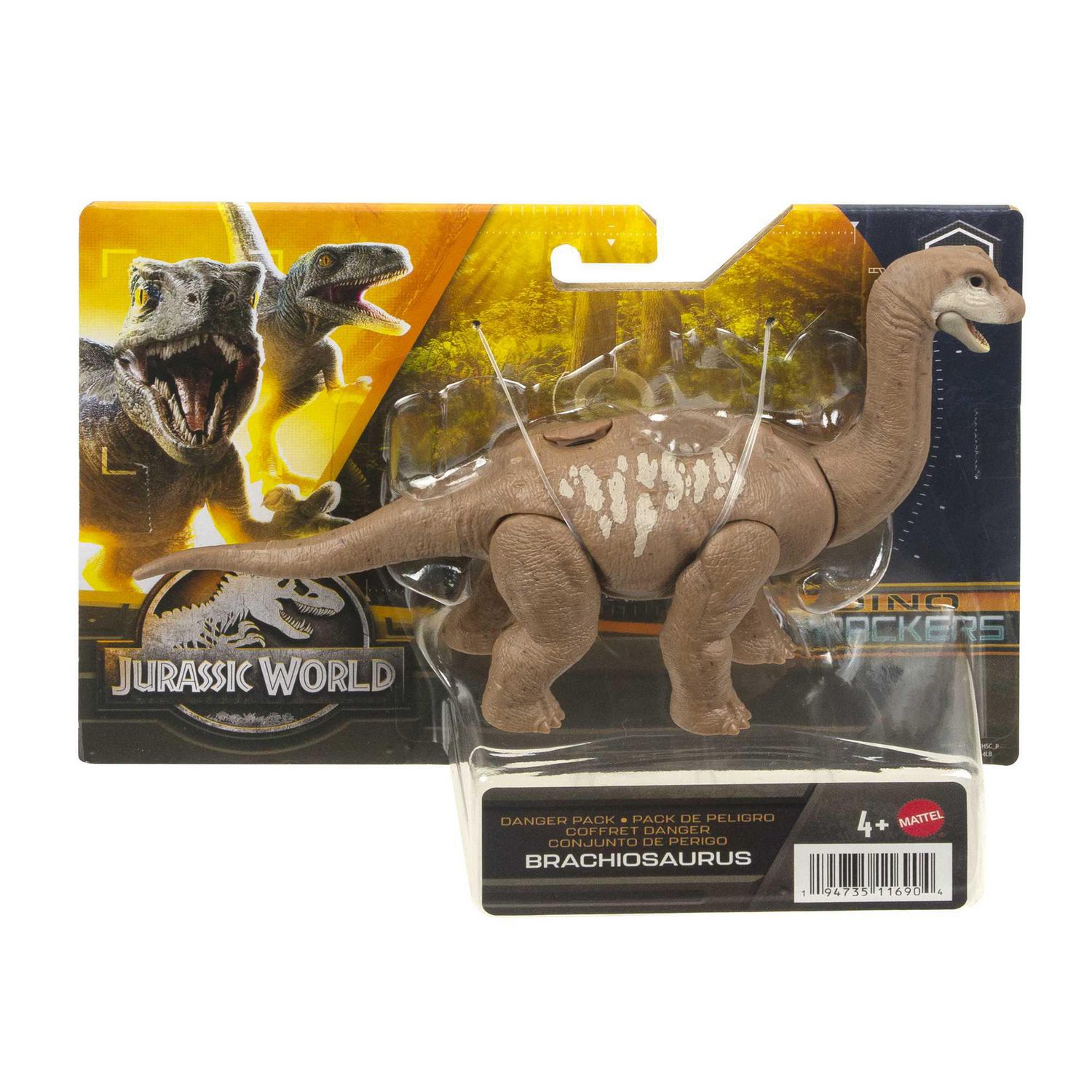 Jurassic World Dinosaur Danger Pack Juvenile Brachiosaurus Action