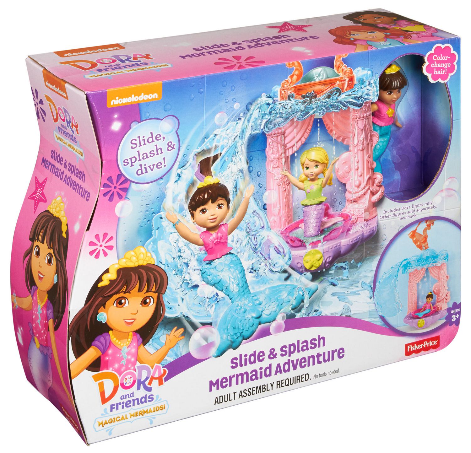 Dora Friends Fisher-Price Slide Splash Mermaid Adventure Walmart Canada ...