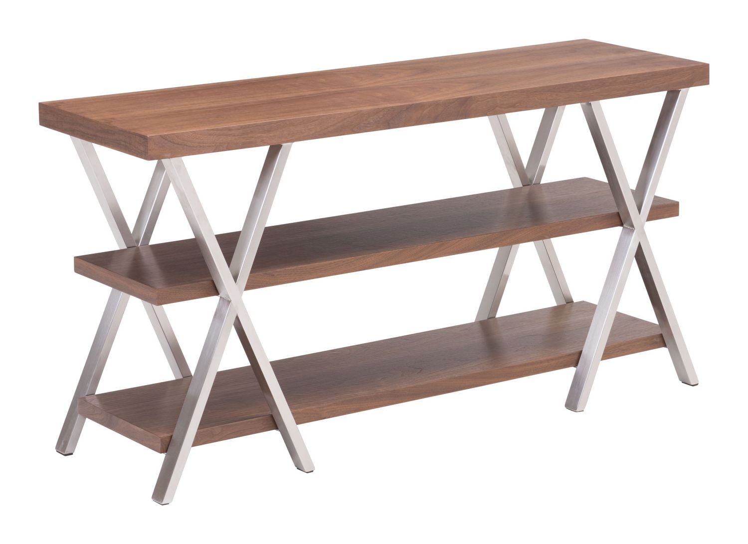 Zuo Modern Chestnut Perth Extension Dining Table Walmart Canada