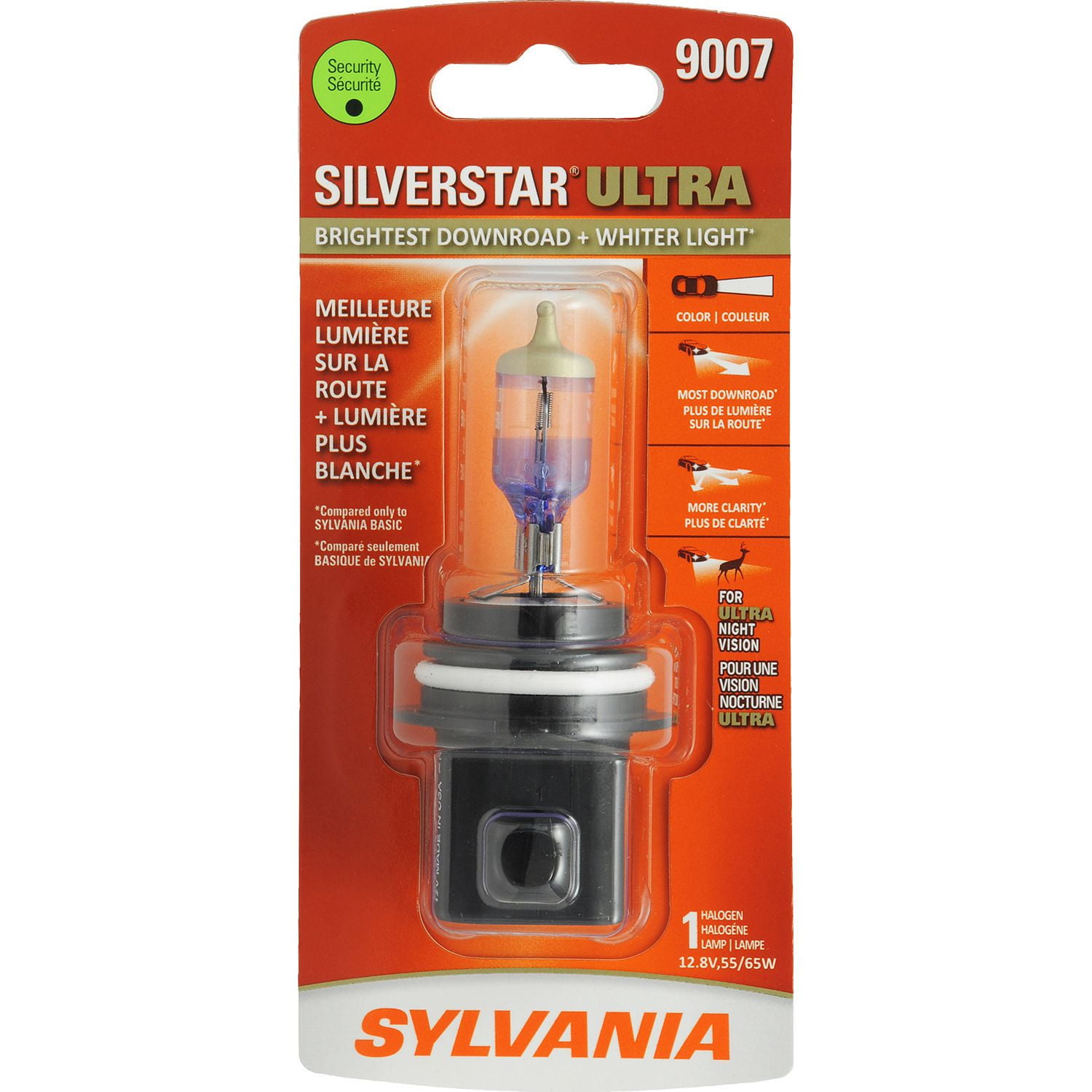 SYLVANIA 9007 SilverStar ULTRA Halogen Headlight Walmart Canada