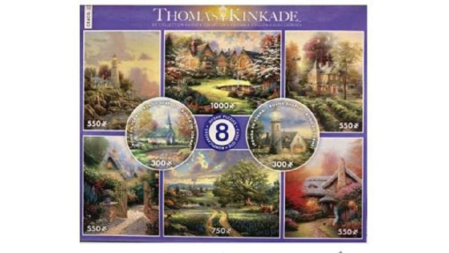 Ceaco - Thomas Kinkade 8-in-1 Puzzle Set | Walmart Canada