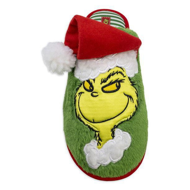 Mules en peluche Grinch pour hommes