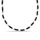 Collier avec perles d'eau douce de culture blanches 7.5-8 mm, 17 pouces en longueur avec deux nœuds de 1 pouces ajustables – image 1 sur 3