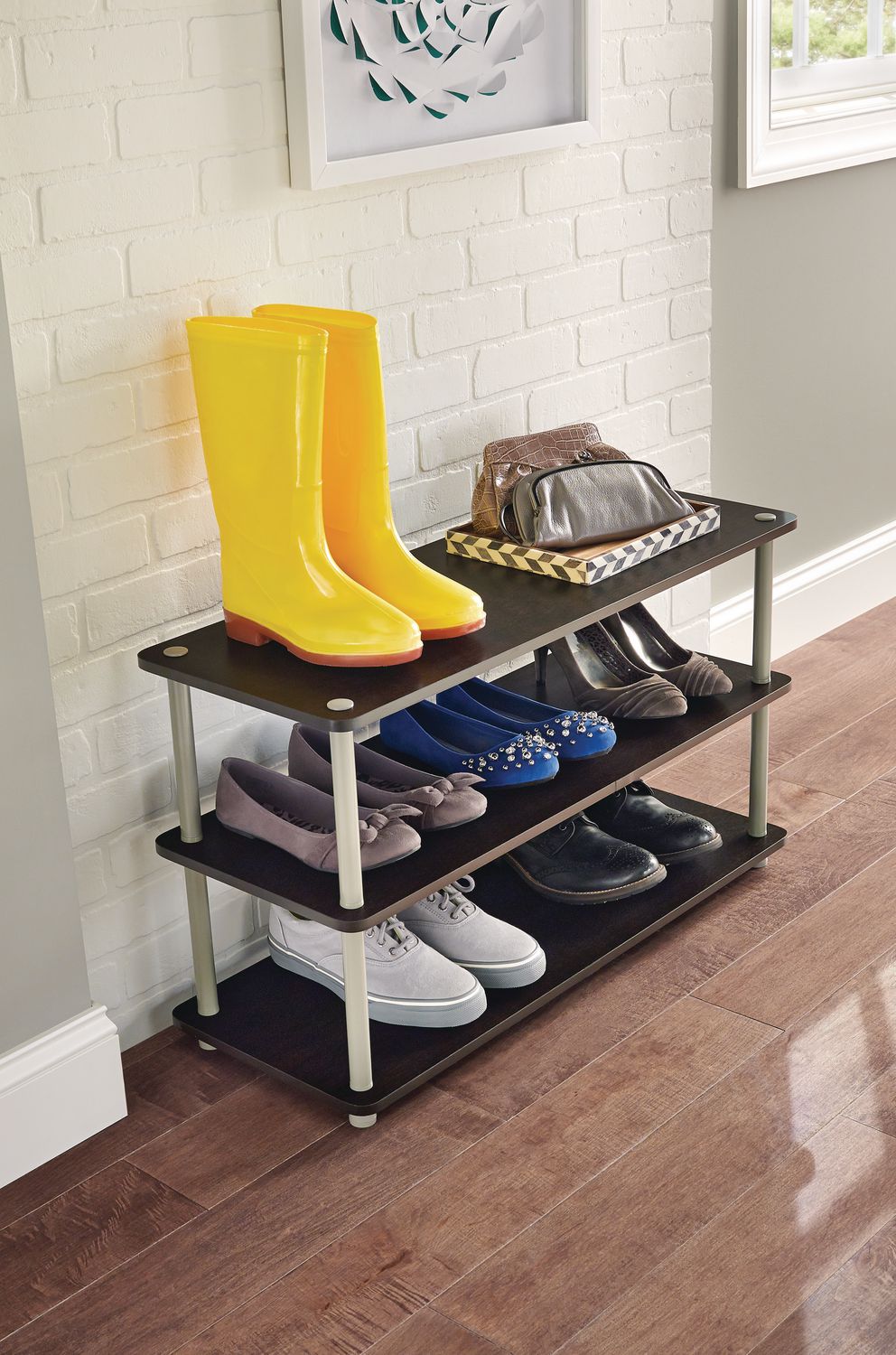 ClosetMaid 3 Tier Chocolate Shoe Organizer Walmart Canada ClosetMaid 3 Tier Chocolate Shoe Organizer Walmart Canada
