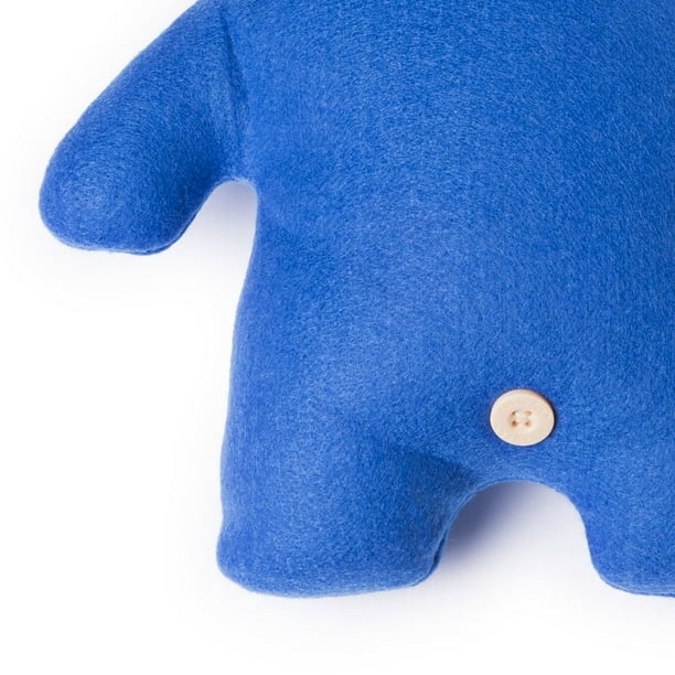 Fuggler - Monstre moche et marrant, Créature en peluche de luxe de 30,48 cm  avec des dents, Lil' Demon (bleu).