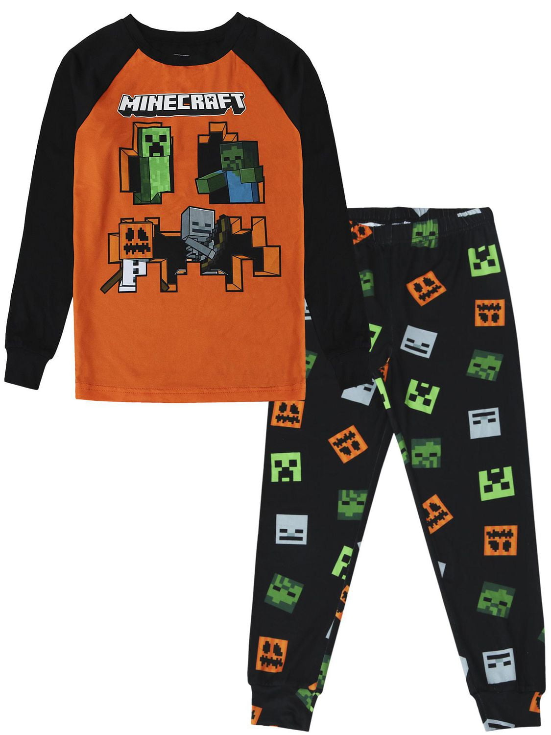 Minecraft 2 Piece Pyjama set Halloween Walmart