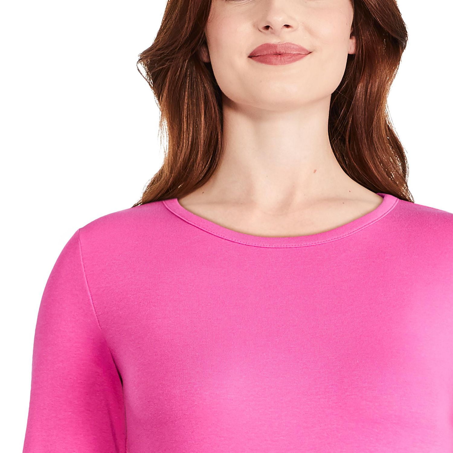 George Women's Slim Rib Long Sleeve Tee
