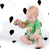 Baby Manhattan Grasping Ball - 3-in-1 Teether, Rattle, And Soft Rubber Grasping Toy For Early Education And Teething Relief