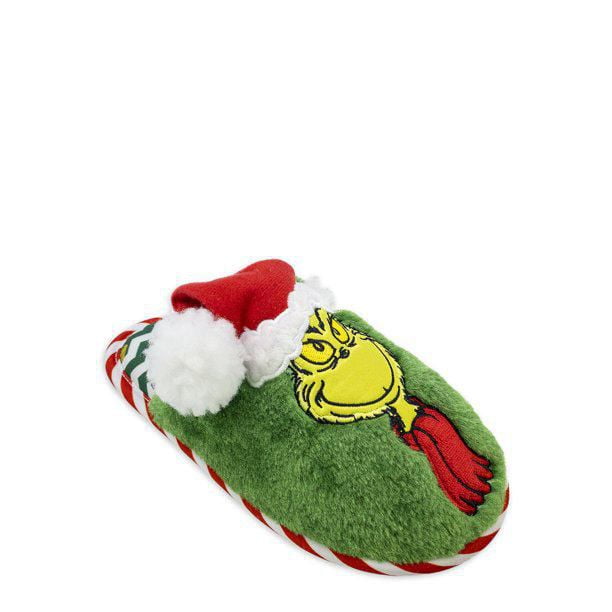 Boys Grinch plush slippers