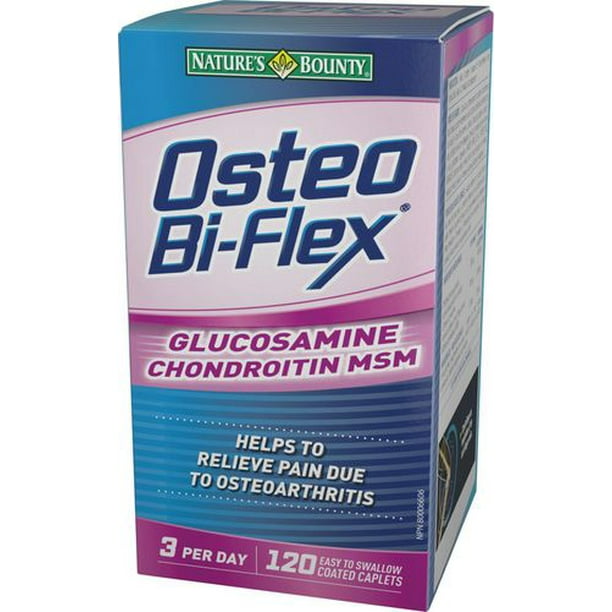 Osteo Bi-Flex Glucosamine et chondroïtine MSM 120 comprimés
