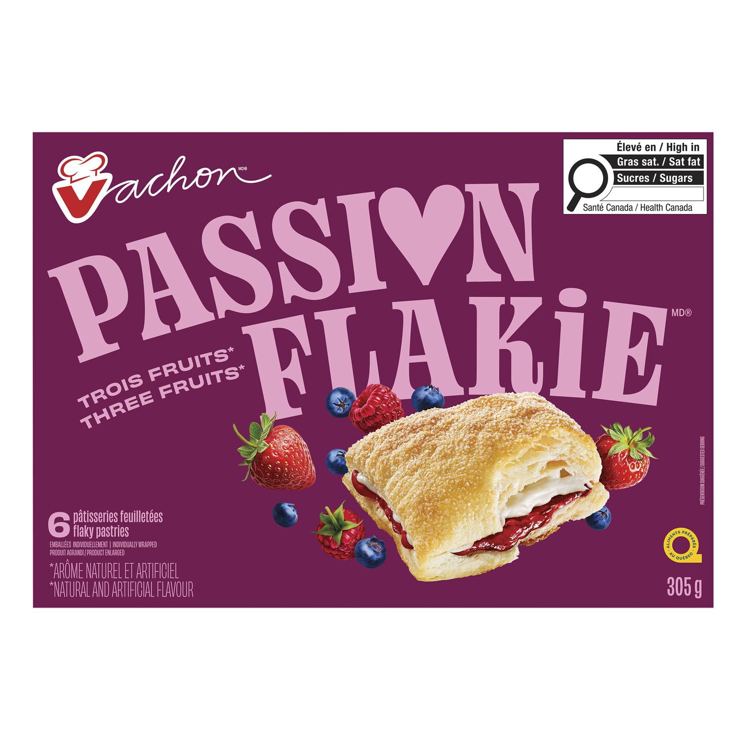 Vachon® Passion  Flakie® Three Fruits Flaky Pastries