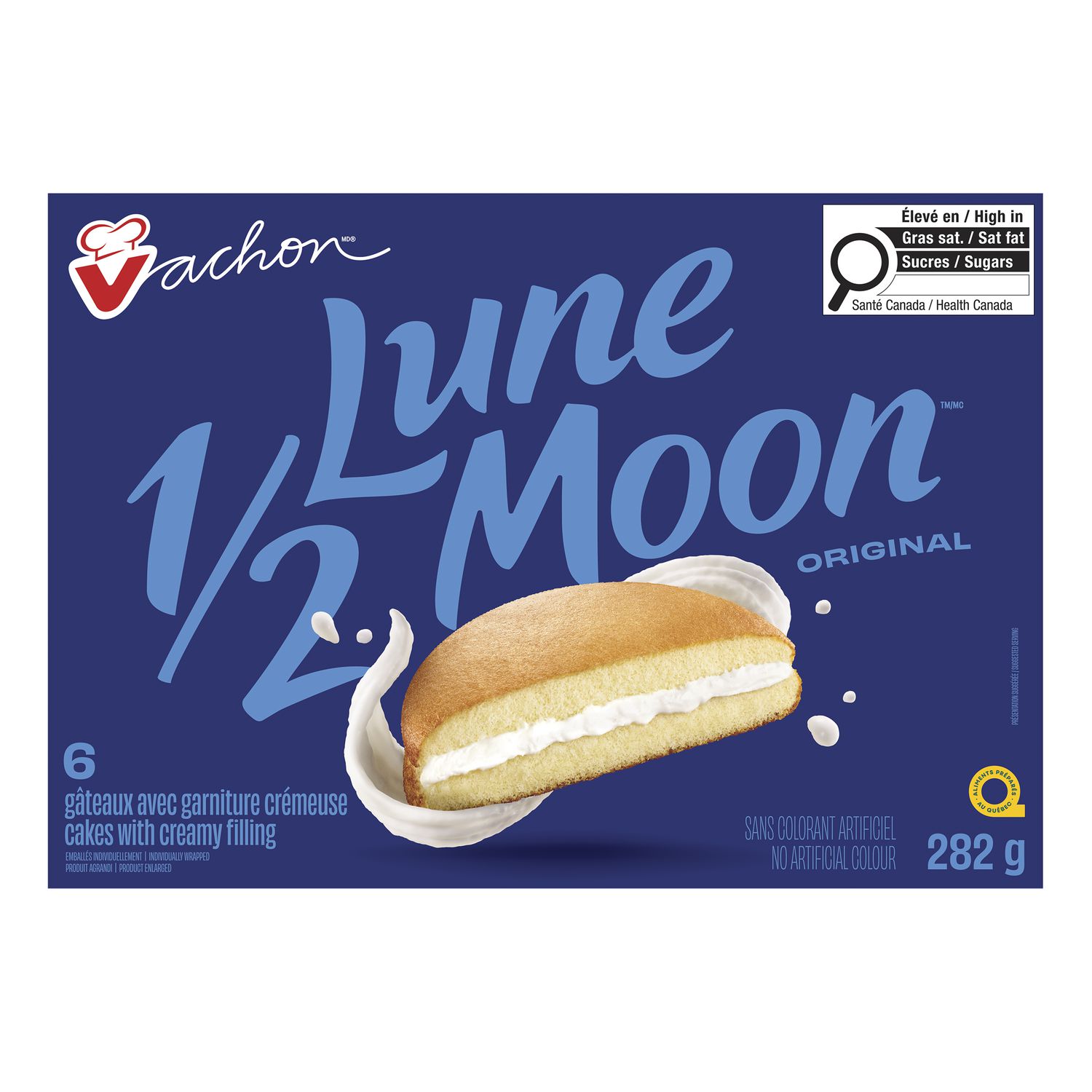 Gâteaux ½ Luneᴹᴰ moelleux à la vanille de Vachonᴹᴰ