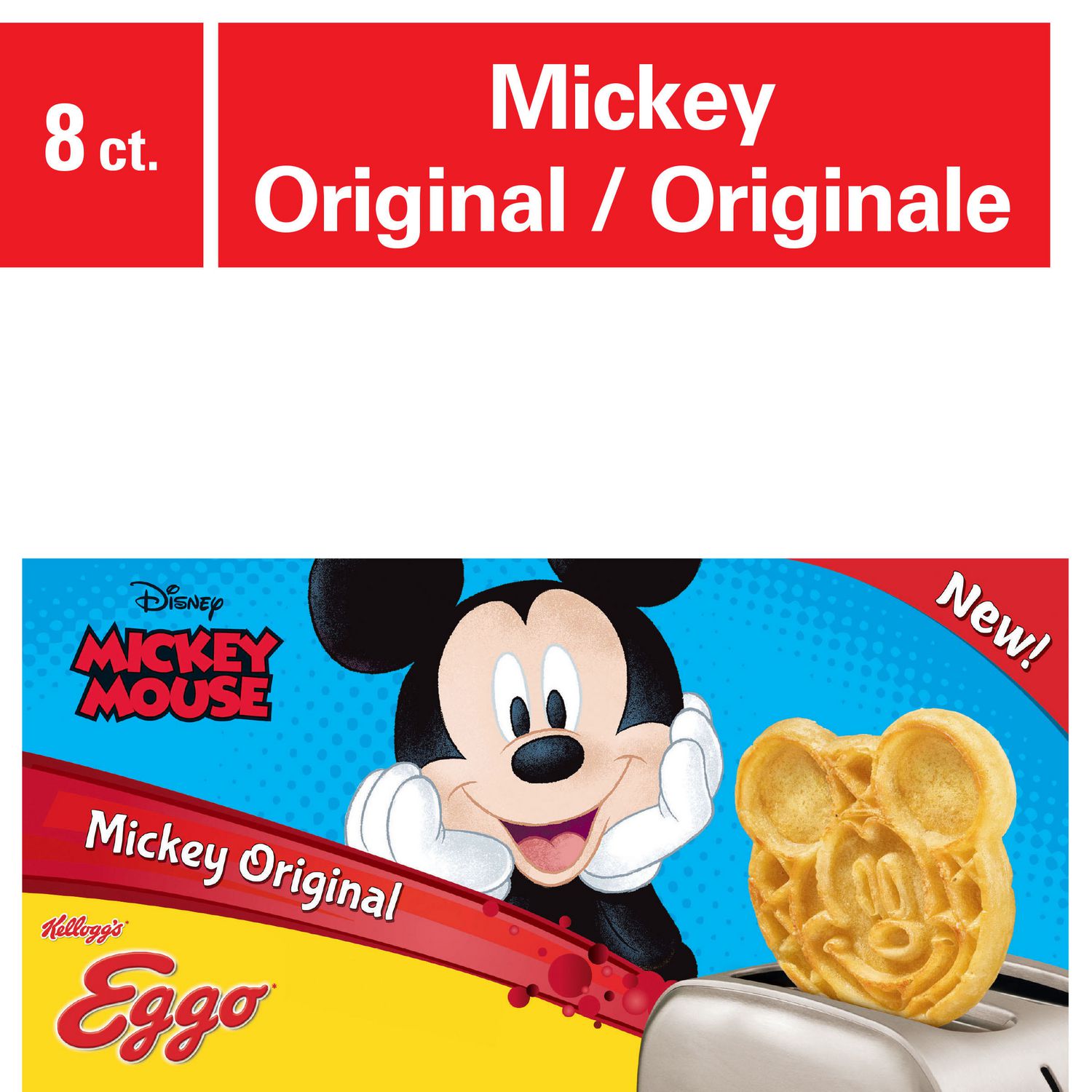 EGGO Mickey Mouse Original Waffles, 280g (8 waffles) Walmart Canada