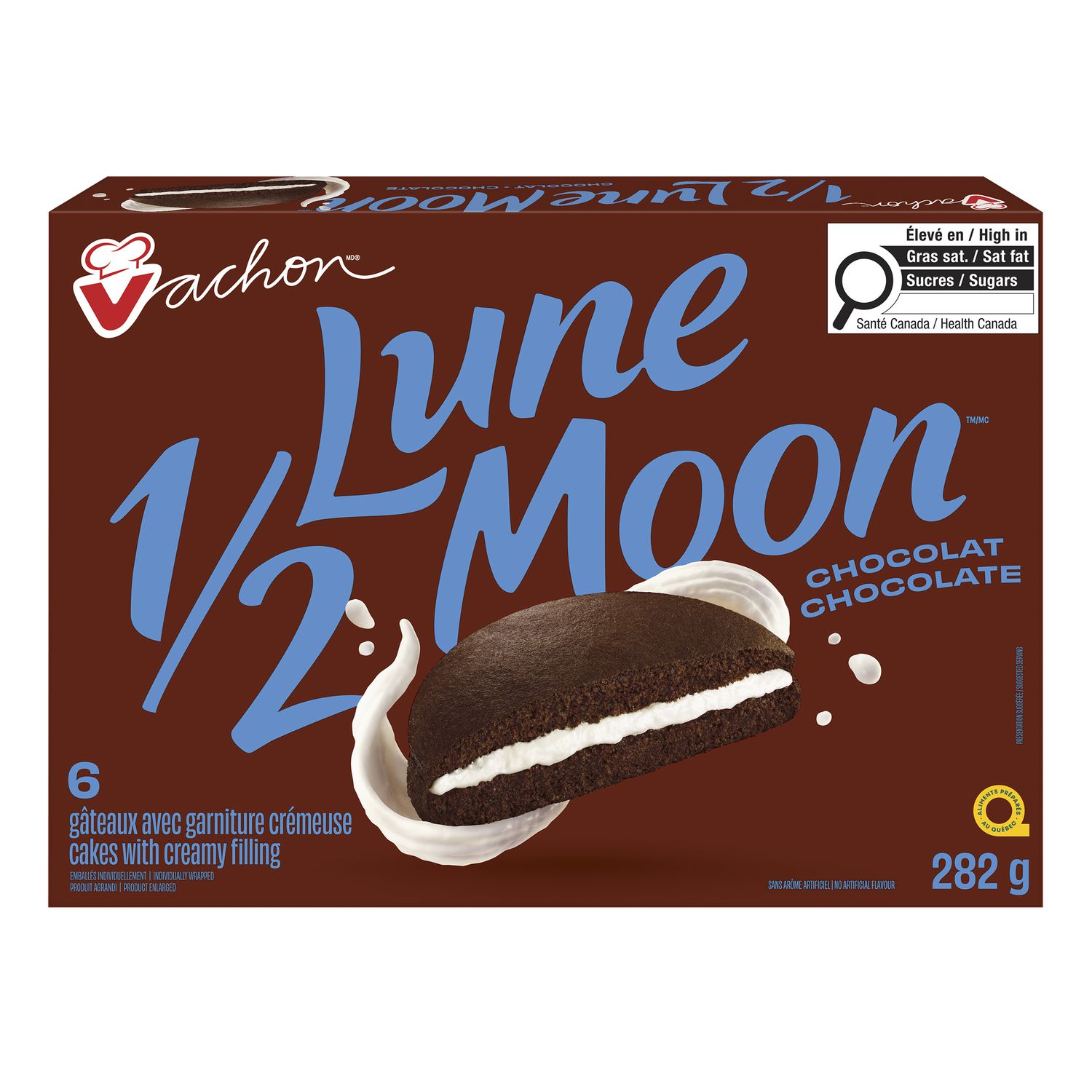 thumbnail image 2 of Gâteaux ½ Luneᴹᴰ moelleux au chocolat de Vachonᴹᴰ, 2 of 8
