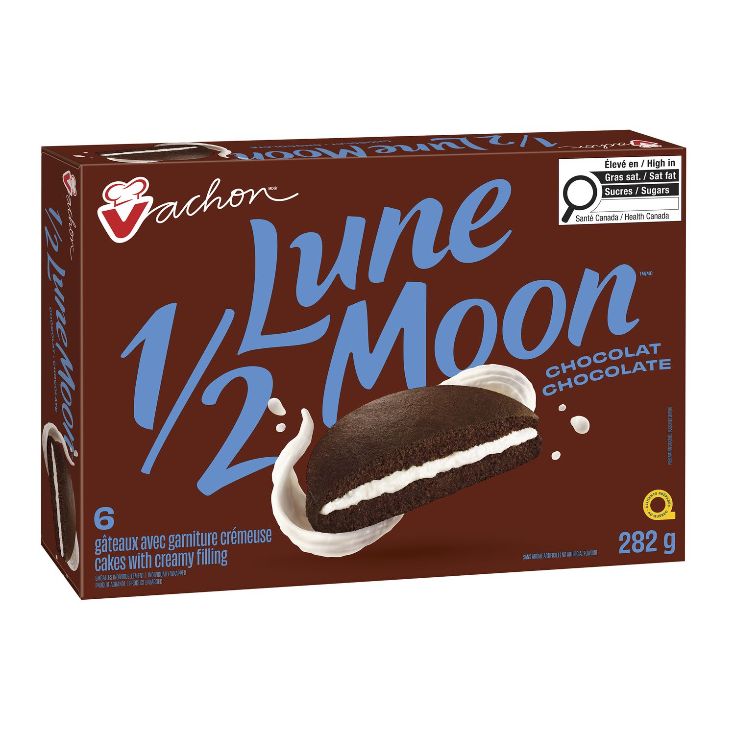 thumbnail image 3 of Gâteaux ½ Luneᴹᴰ moelleux au chocolat de Vachonᴹᴰ, 3 of 8