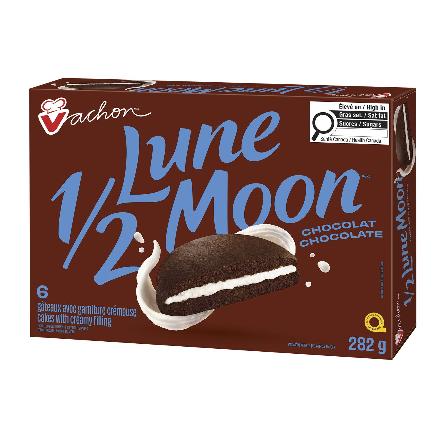thumbnail image 4 of Gâteaux ½ Luneᴹᴰ moelleux au chocolat de Vachonᴹᴰ, 4 of 8