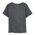 thumbnail image 3 of T-shirt délavé à imprimé graphique Justice pour filles, 3 of 3