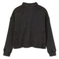 thumbnail image 3 of Justice Girls' Waffle Shacket, 3 of 3