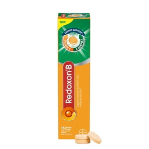Redoxon Vitamin B Complex Plus Vitamin C Effervescent Tablets – Immunity Support and Energy Production for Adults
