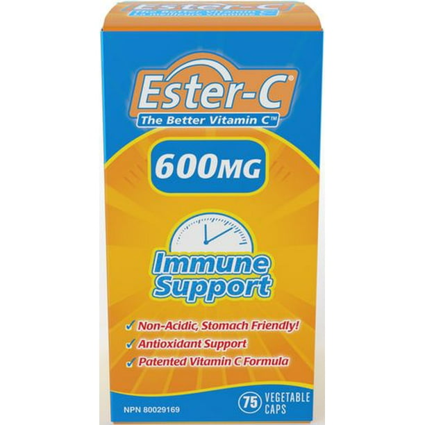 Ester-C 600mg 75 gélules végétales