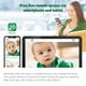 LeapFrog LF815-2HD Moniteur de bébé Wi-Fi 1080p à 2 caméras avec accès à distance, affichage 720p haute définition de 5 po, veilleuse, vision nocturne couleur, (blanc) – image 3 sur 9