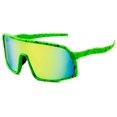 thumbnail image 1 of Lunettes de soleil bouclier vertes Athletic Works, 1 of 1