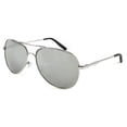 thumbnail image 1 of George Mens Silver Aviator Sunglasses, 1 of 1