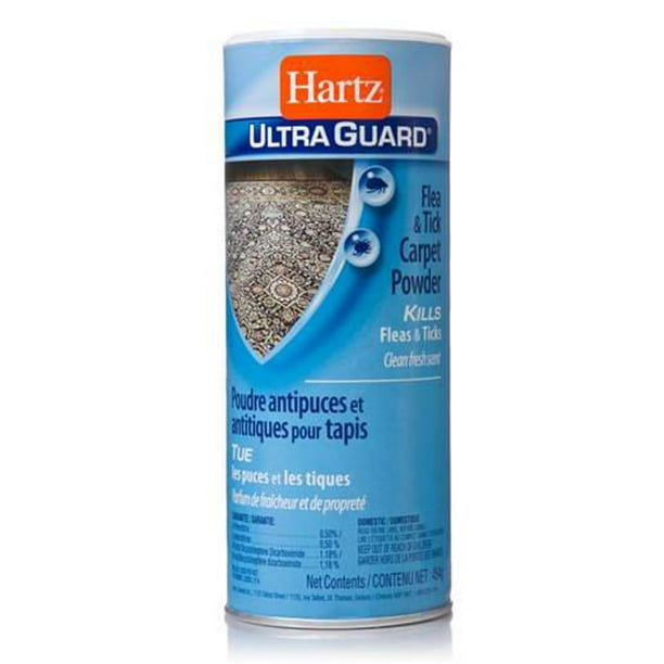 Poudre antipuces et antitiques Ultra Guard de Hartz pour tapis